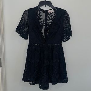 Lace romper